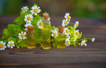 flowers and scented oils